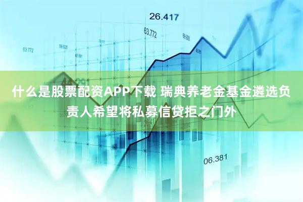 什么是股票配资APP下载 瑞典养老金基金遴选负责人希望将私募信贷拒之门外